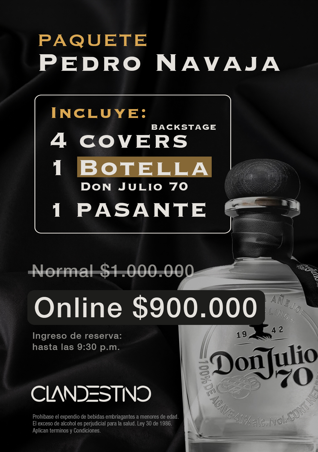 Paquete Pedro Navaja